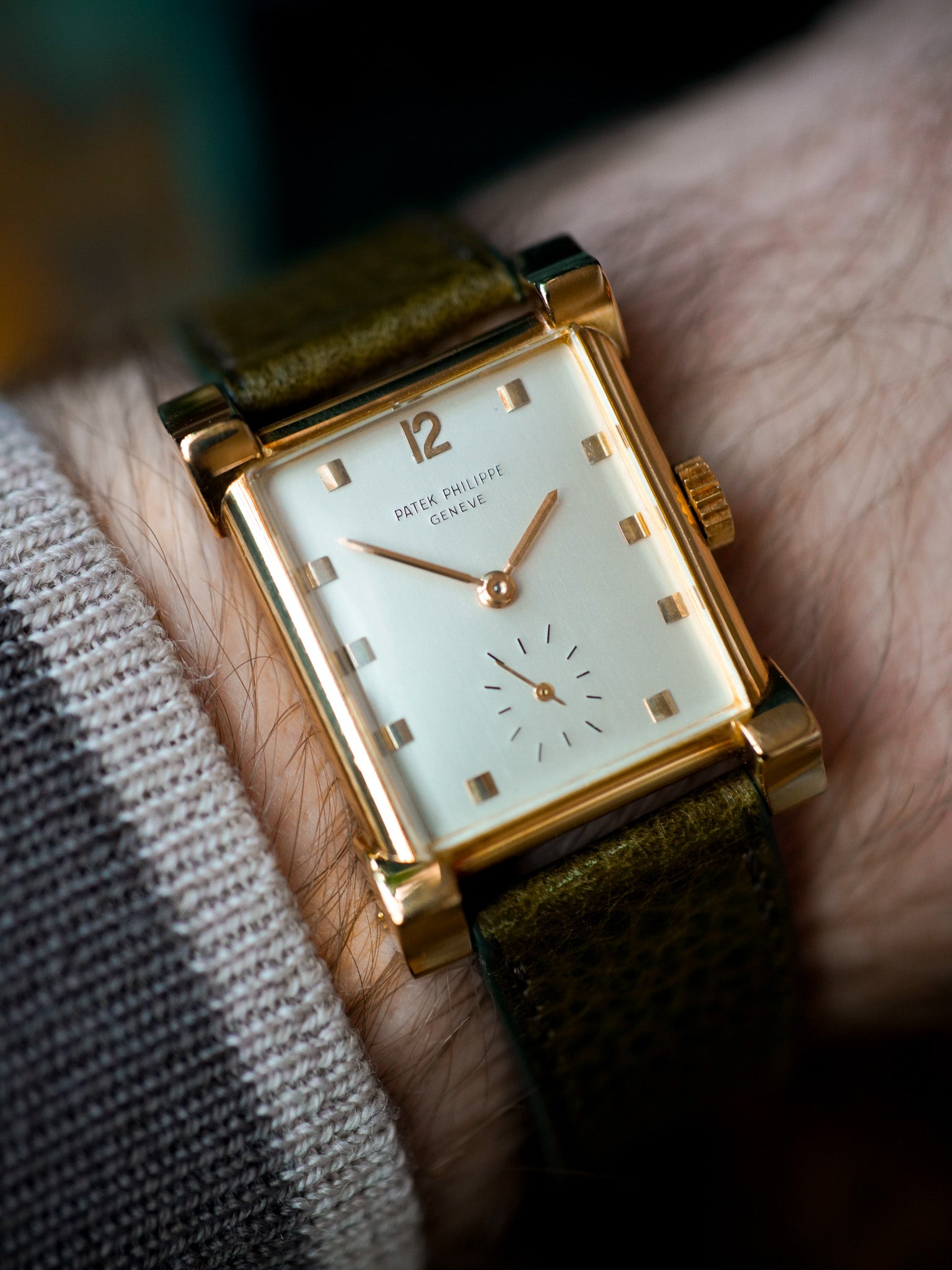 Very Rare Patek Philippe 2518J, unique configuration