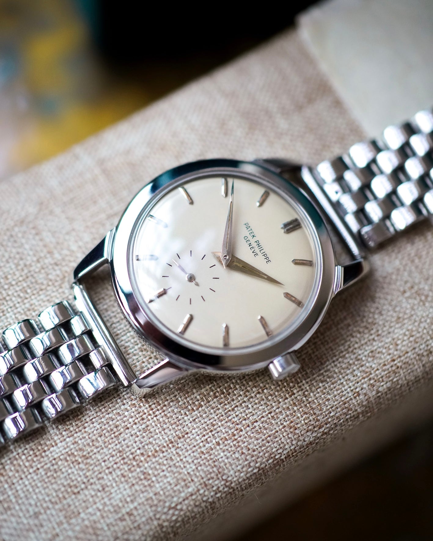 Unique Patek Philippe ref.2585A Stainless Steel, Automatic Self-Winding